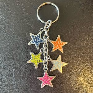 Coach Monogram Star Keychain